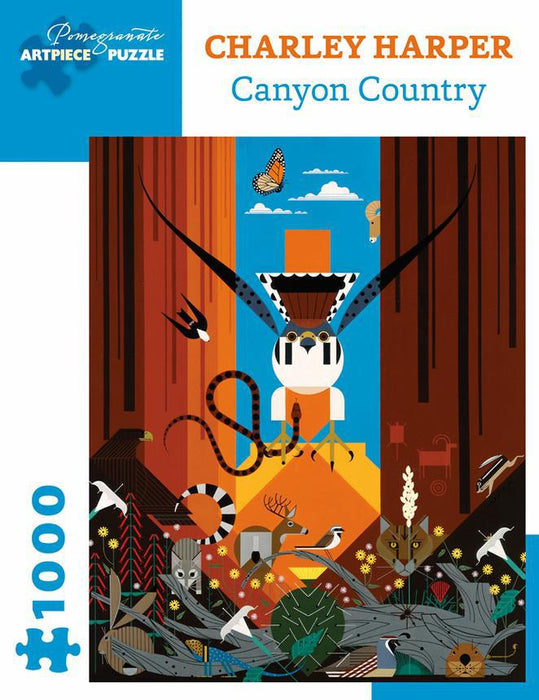 Charley Harper - Canyon Country (Pomegranate 1000pc)