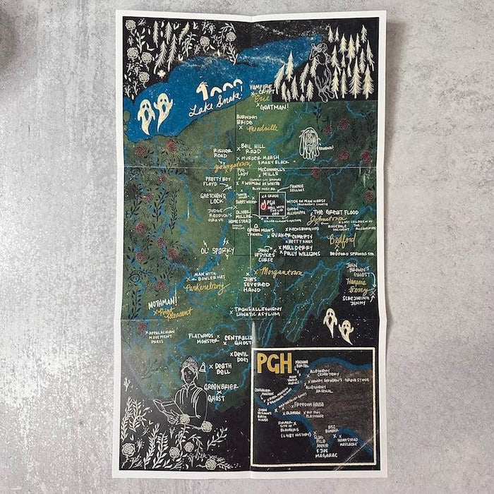 Haunted: A Cursed Appalachian Poster Map