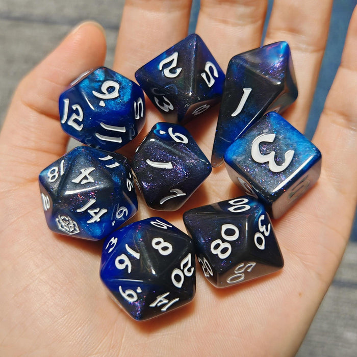Wyrmforged Rollers: Knight Night (8-Die RPG Set)