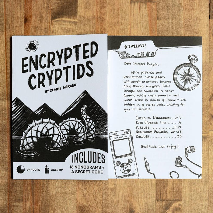 Encrypted Cryptids Puzzle Book