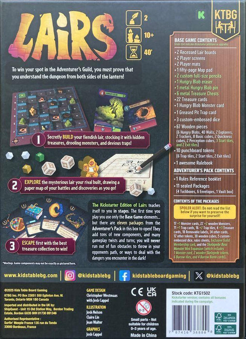 Lairs Kickstarter Deluxe Edition