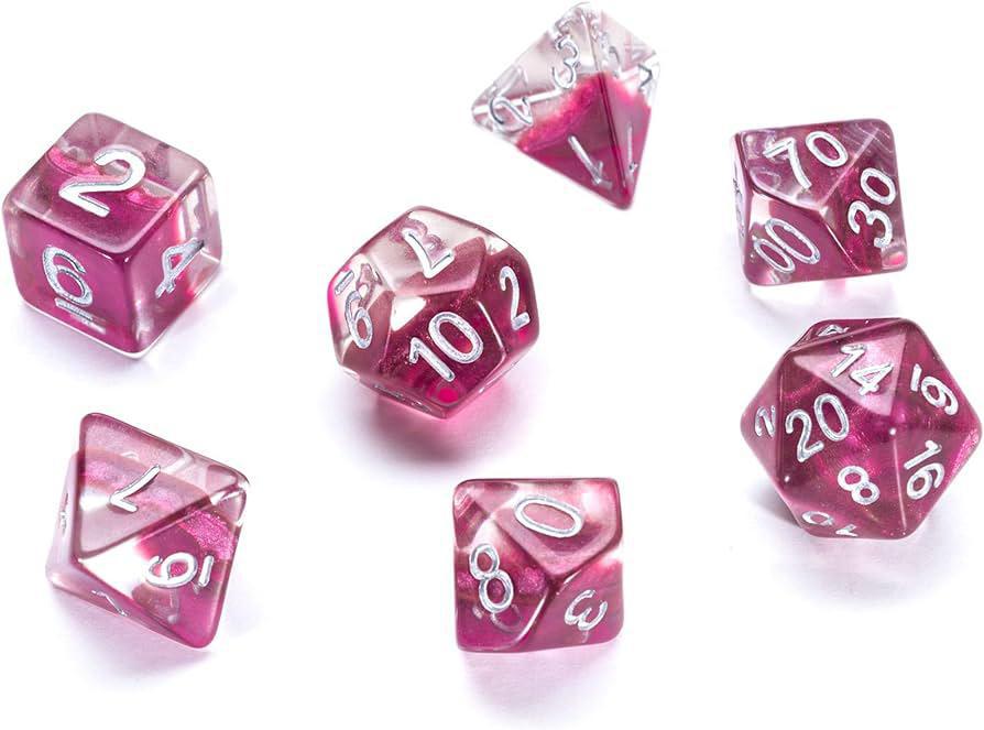 Neutron Dice: Wine (7-Die RPG Set)