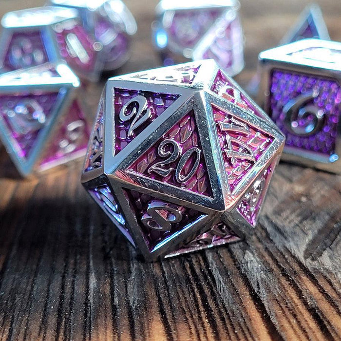 Amethyst Dragon (7 Die Metal Set)