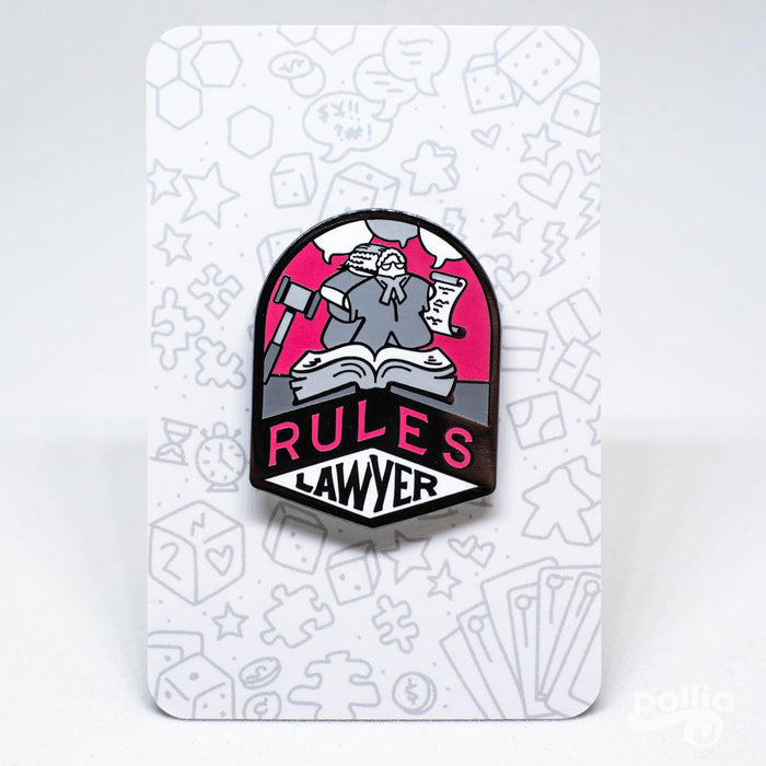 Rules Lawyer - Board Game Pins