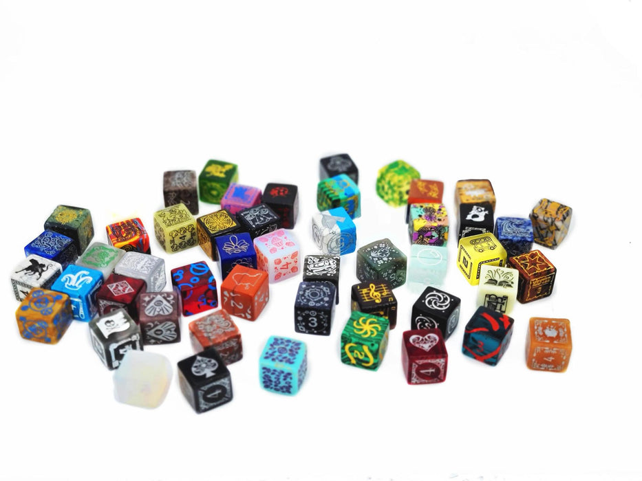 Glyphic Semi-Precious Stone D6 Blind Bag