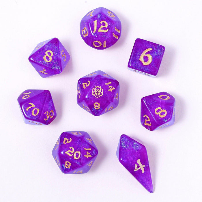 Wyrmforged Rollers: Hex Appeal (8-Die RPG Set)