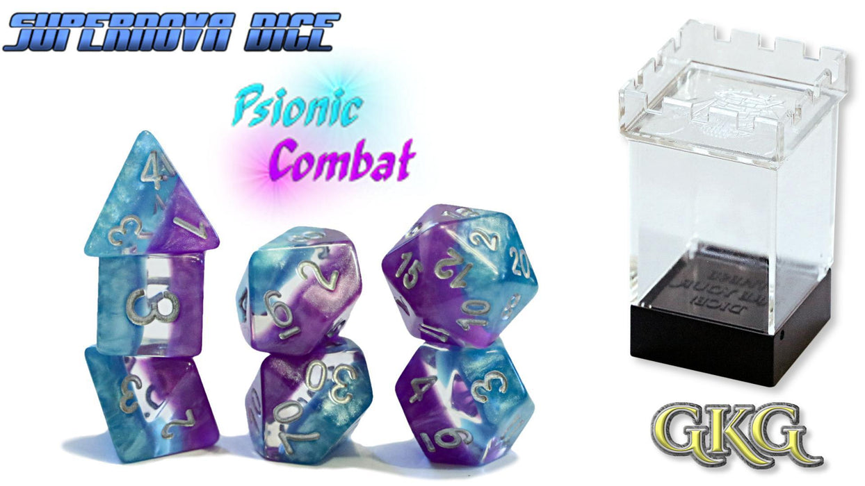 Halfsies: Psionic Combat (7-Die RPG Set)