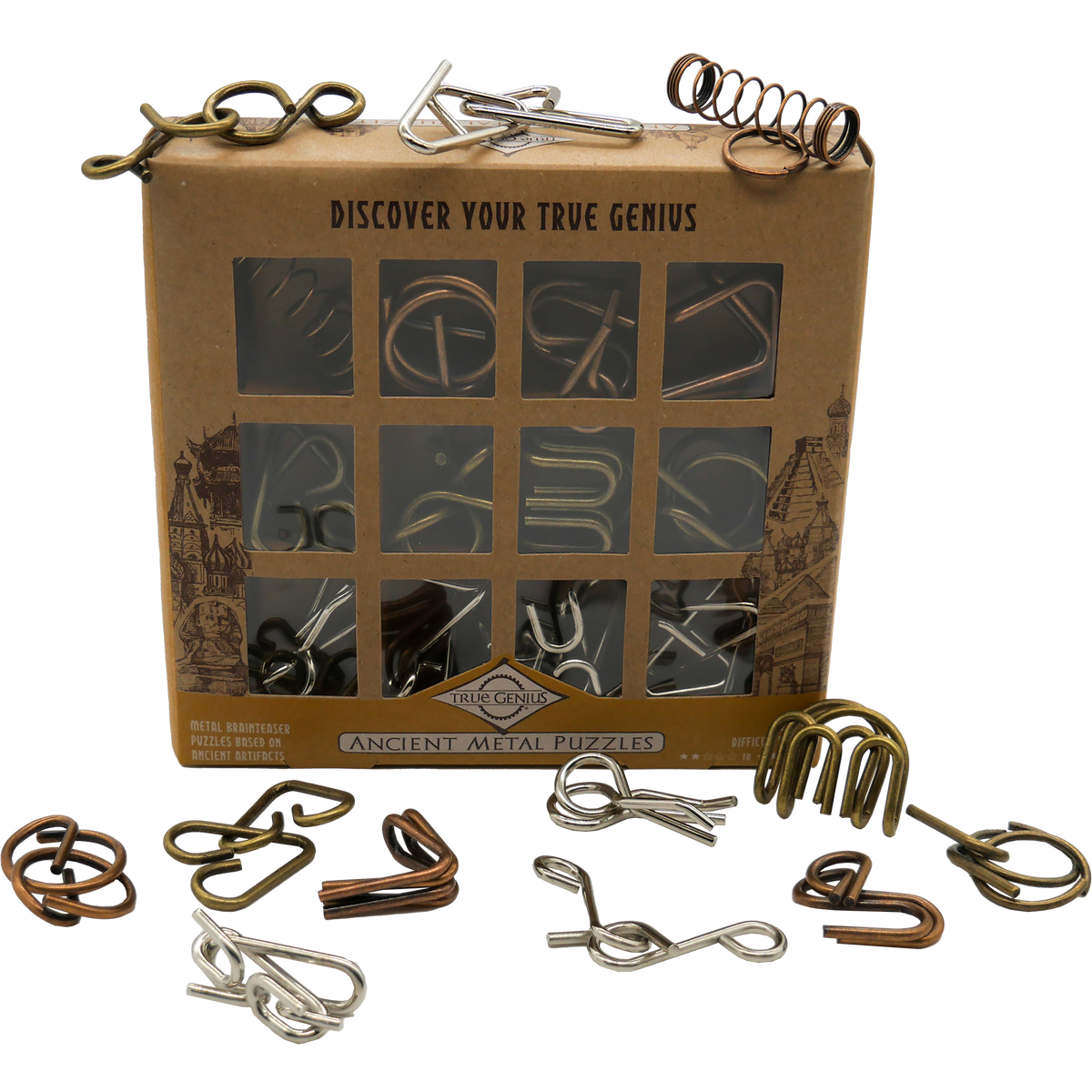 True Genius: 12 Piece Metal Assortment — Games Unlimited, LLC