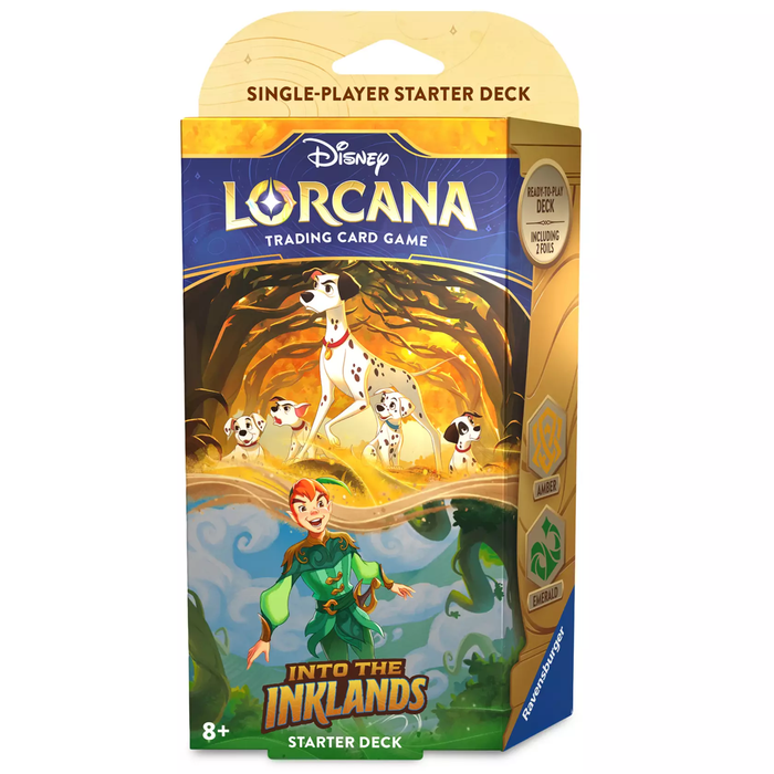 Disney Lorcana: Into the Inklands - Amber/Emerald Starter Deck