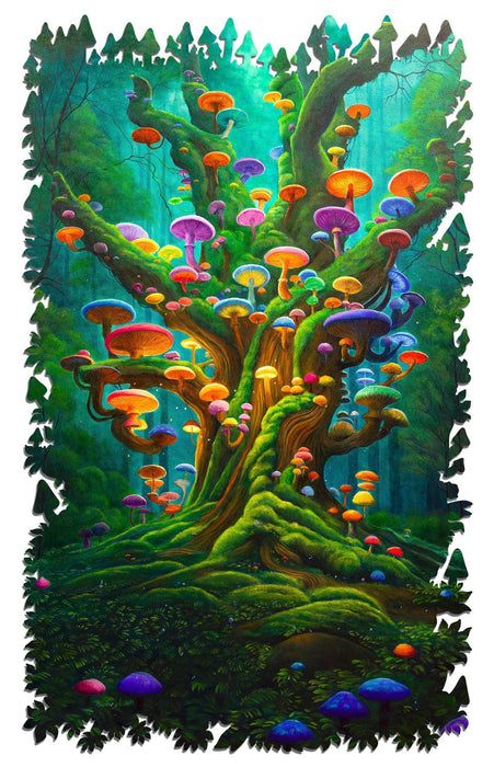 Artifact Wooden Puzzles - Mushroom Glow