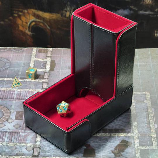 The Keep: Compact Magnetic Dice Tower (Red)
