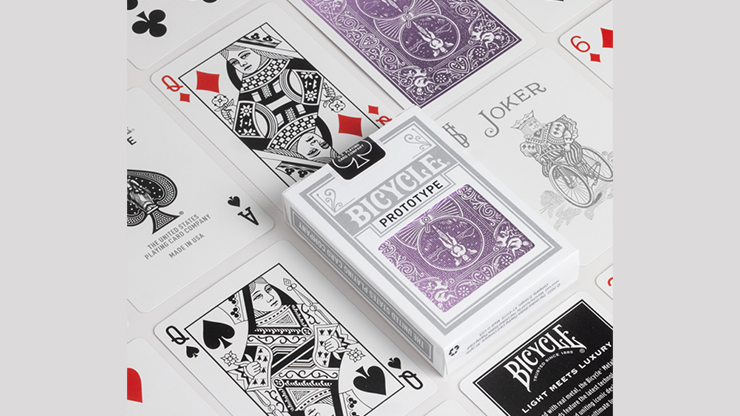 Bicycle Prototype (Purple MetalLuxe) Playing Cards