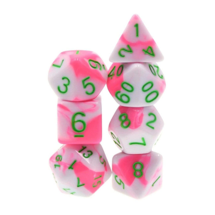 Pink Flamingo (7-Die RPG Set)