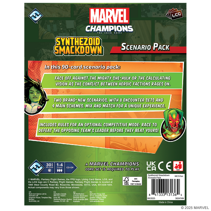 Marvel Champions LCG: Synthezoid Smackdown Scenario Pack