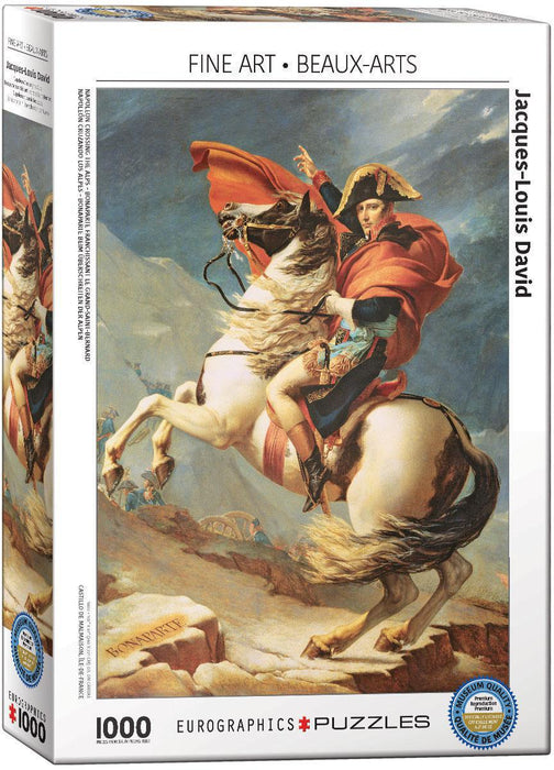 Jacques Louis David - Napoleon Crossing the Alps (Eurographics 1000pc)