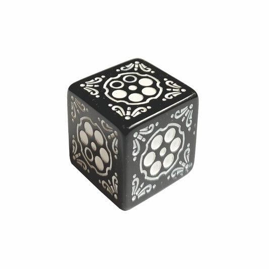 Six Shooter: Black/white (2d6 Die Set)