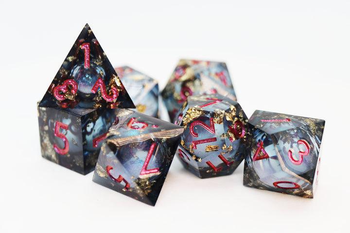 Crystal Asteroid (Liquid Core 7-Die RPG Set)