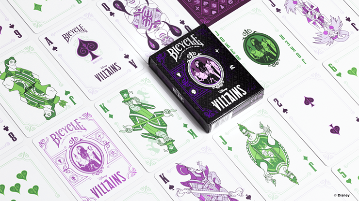 Bicycle Disney Villains (Green/Purple)