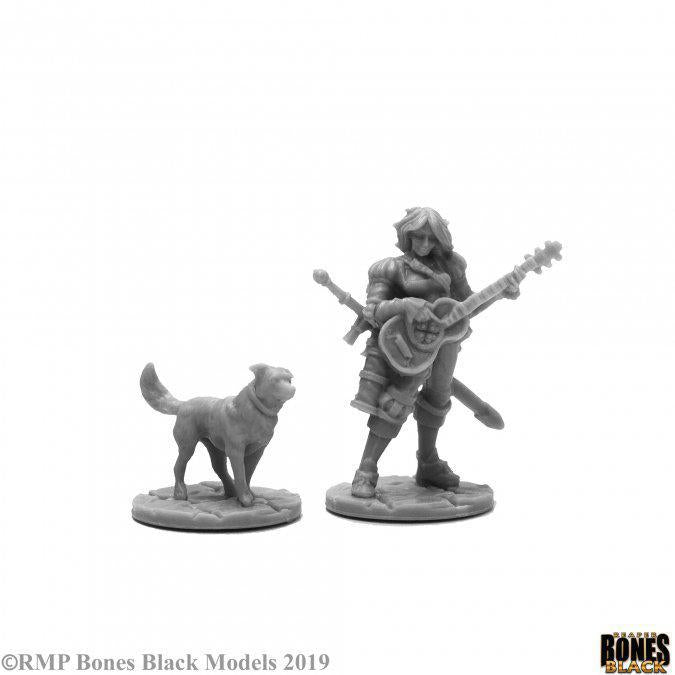 Reaper Bones Black: Isobael the Bard & Rufus (44114)