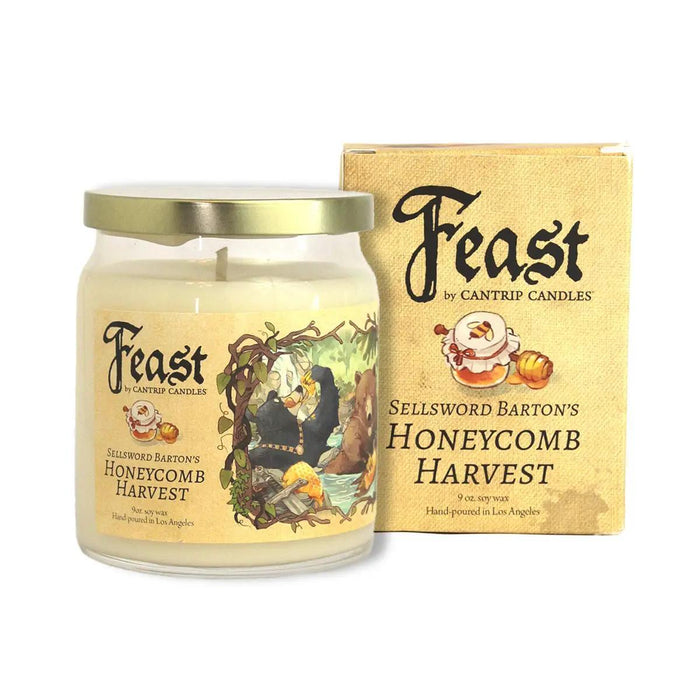 Cantrip Candles - Feast: Sellsword Barton's Honeycomb Harvest
