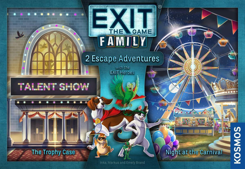 EXIT - Family: Night at the Carnival & The Trophy Case - 2 Escape Adventures with the EXIT Heroes