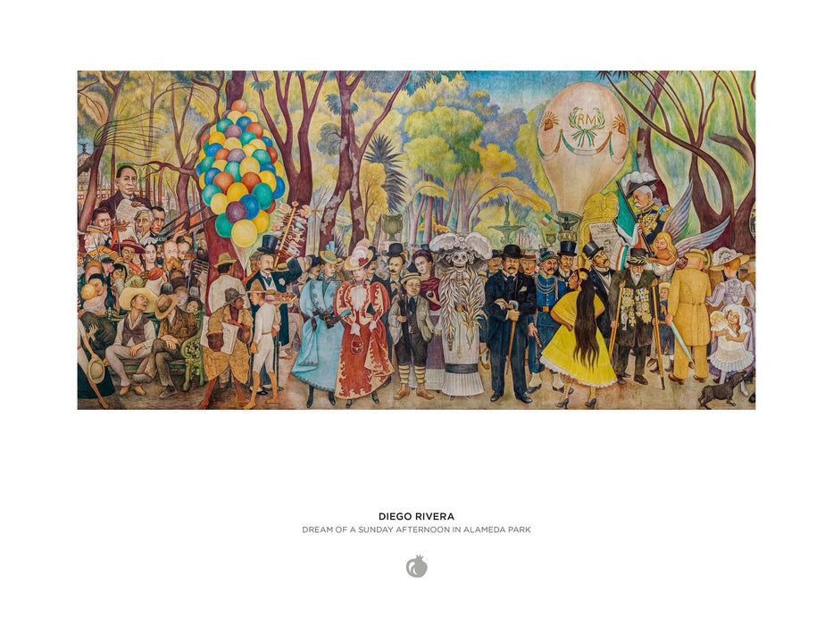 Diego Rivera: Dream of A Sunday Afternoon in Alameda Park (Pomegranate 1000pc)