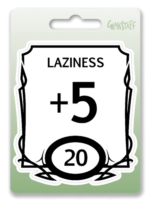 Laziness Stat Block Sticker