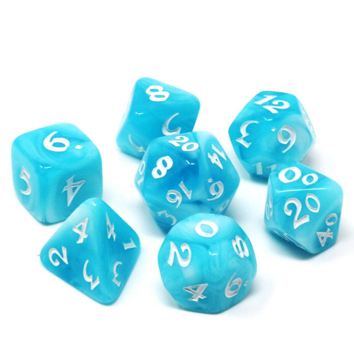 Elessia Glacial Gale (7-Die RPG Set)