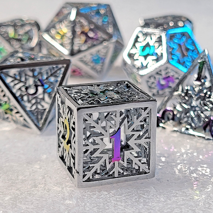 Prismatic Rime (Metal 7-Die RPG Set)