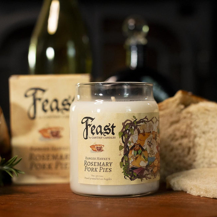 Cantrip Candles - Feast: Ranger Hawk's Rosemary Pork Pies