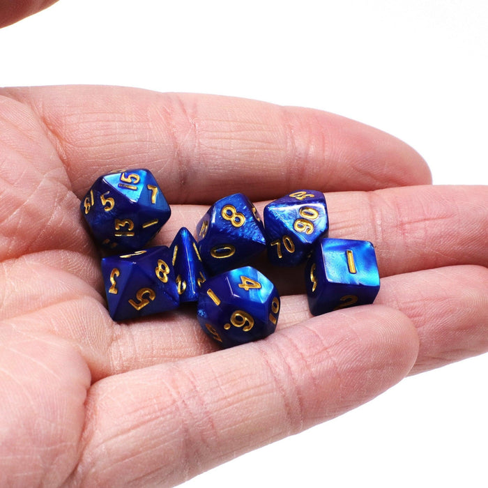 Critlings Fountain Blue (7-Die RPG Set)