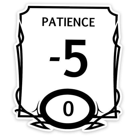 Patience Stat Block Sticker