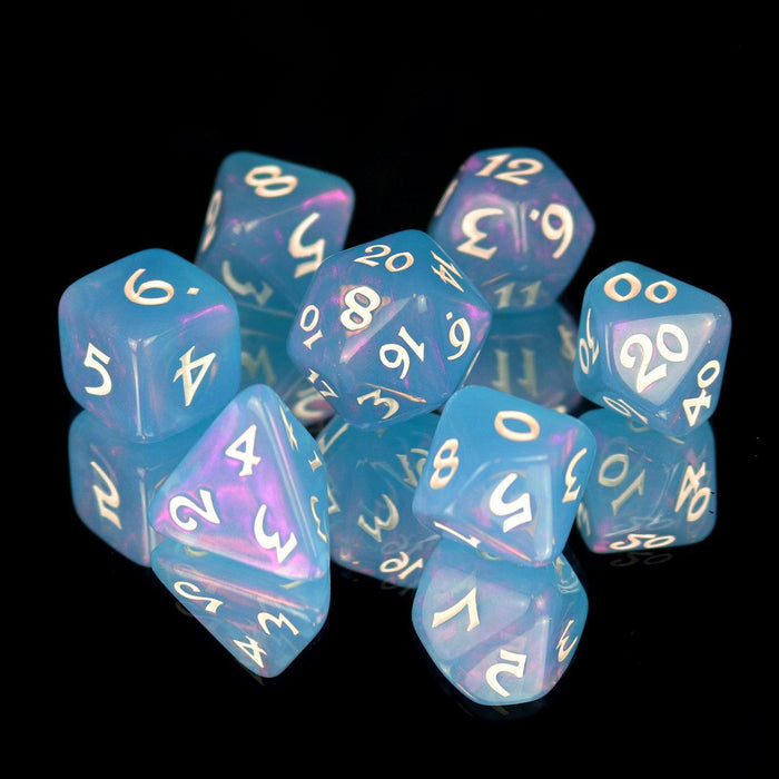 Elessia Rumara with White (7-Die RPG Set)