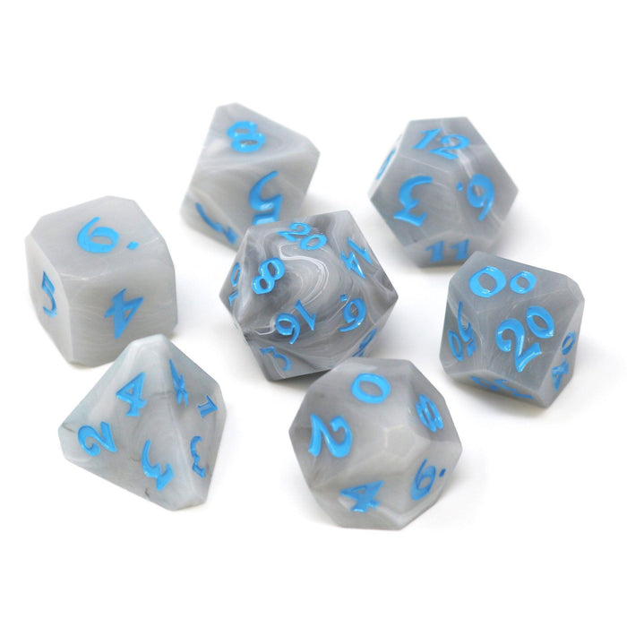 Avalore Talisman Mist w/ Light Blue (7-Die RPG Set)