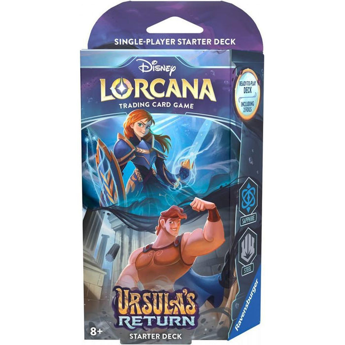 Disney Lorcana: Ursula's Return - Sapphire/Steel Starter Deck Copy