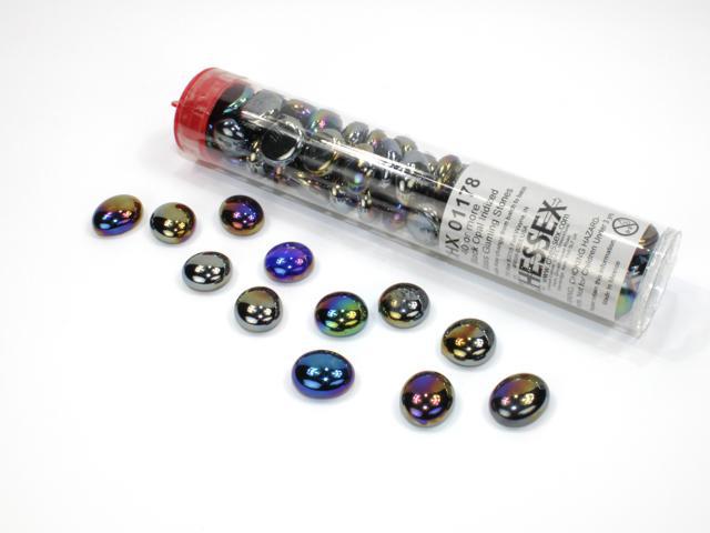 Assorted Gaming Stones: Black Opal Iridized