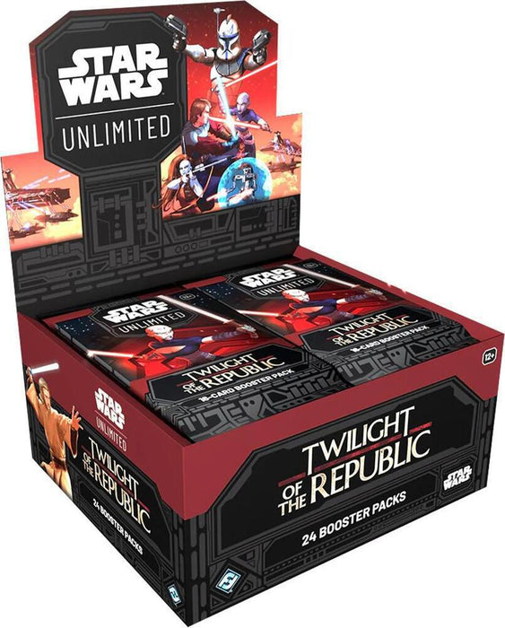 Star Wars Unlimited: Twilight of the Republic Booster Box Display