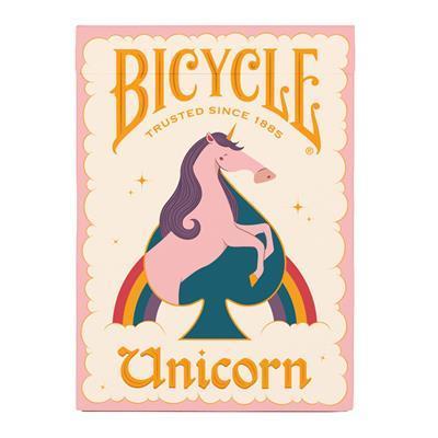 Bicycle Unicorn Pink Playing Cards