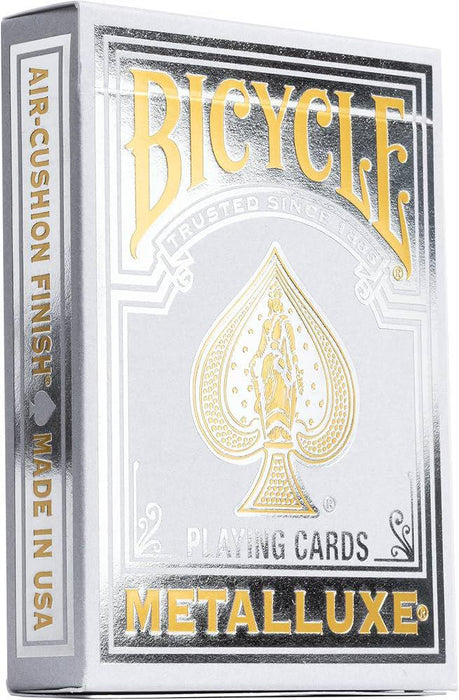 Bicycle Metalluxe Silver Playing Cards