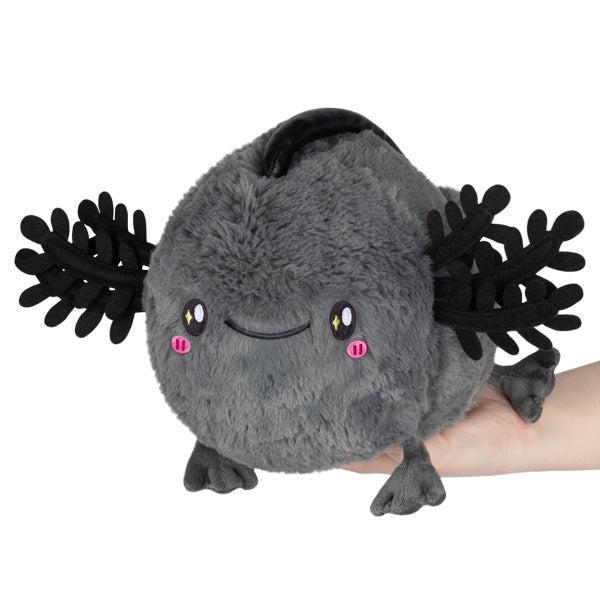 Mini Squishable Black Baby Axolotl (7")