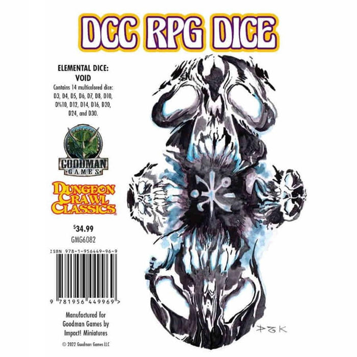 Dungeon Crawl Classics Dice: Elemental Void (DCC RPG)