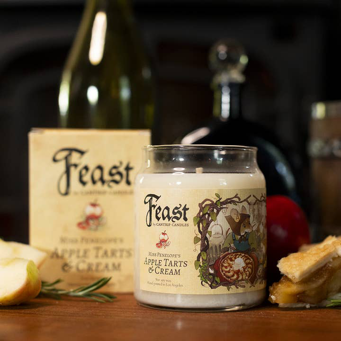 Cantrip Candles - Feast: Miss Penelope's Apple Tarts & Cream