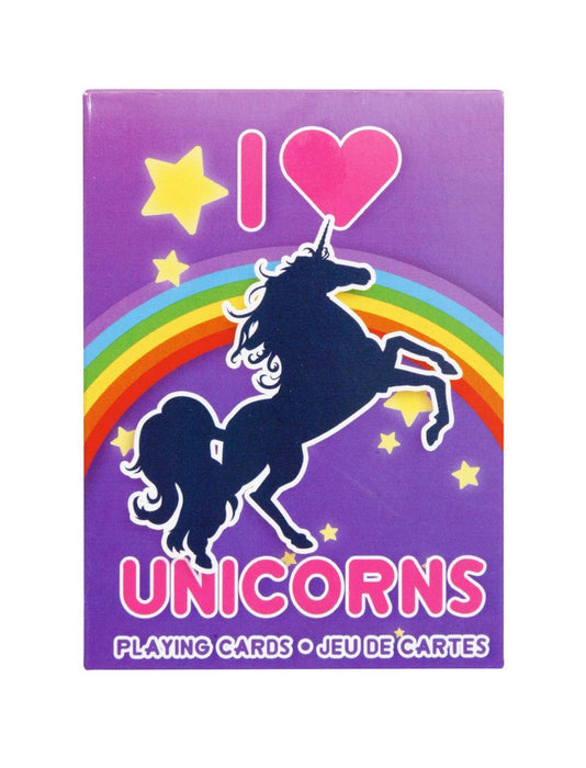 I Heart Unicorns Playing Cards