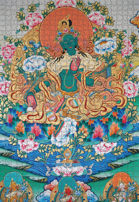 Green Tara (Pomegranate 1000pc)