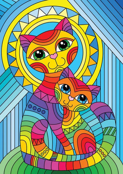 Inseparable Cat and Kitten (Enjoy 1000pc)