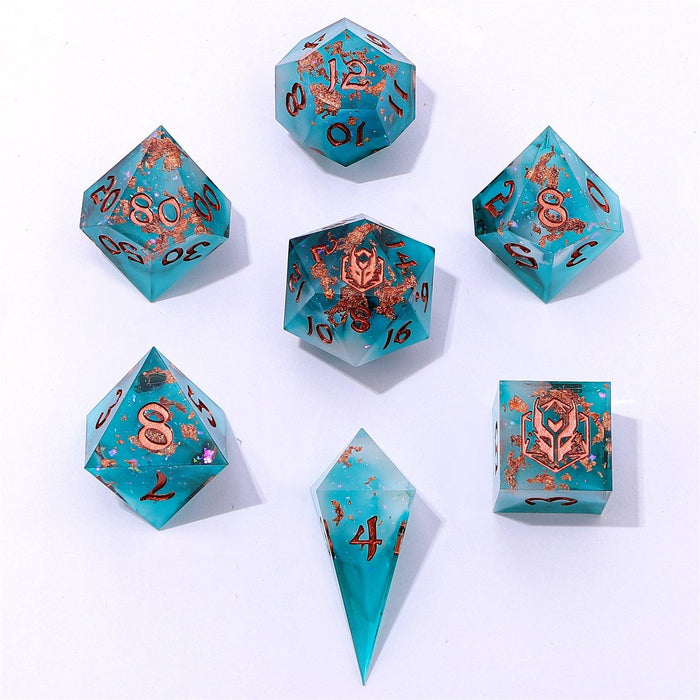 Cloudfall (Sharp Edge Resin RPG Dice Set)