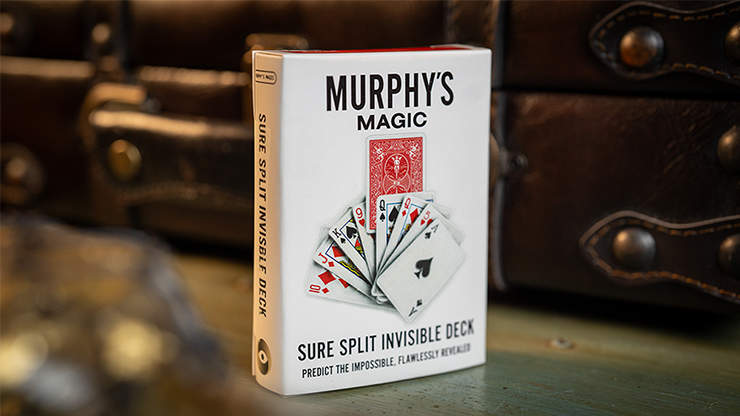 SURE SPLIT Invisible Deck Bicycle (Red)