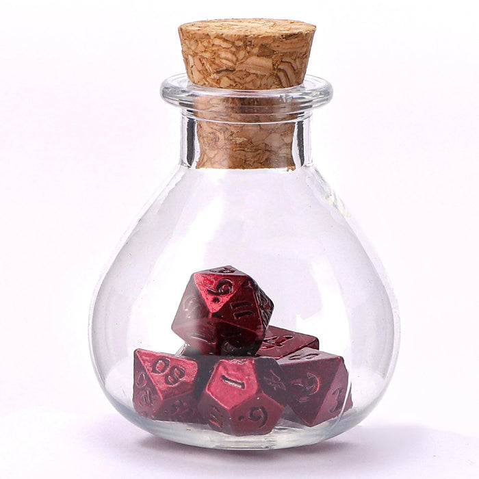 Unseelie Mini RPG Dice Set - Red