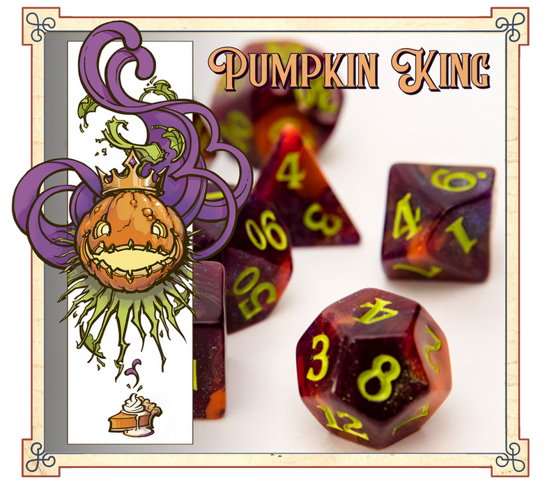 Scented Adventure Dice - Pumpkin King