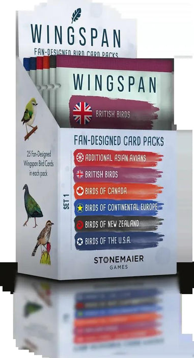 Wingspan: Fan-Designed Bird Packs (Display Box)